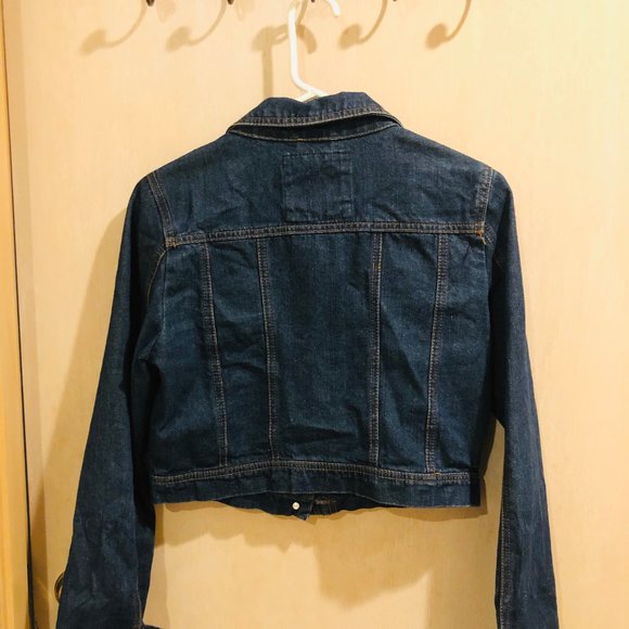 Mossimo Cropped Denim Jacket - Picture 3 of 3